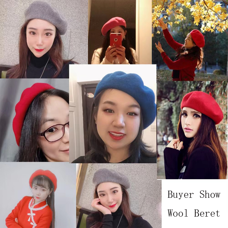 Big Head Wool Beret Women Men  - Beret French Wool recension och pris
