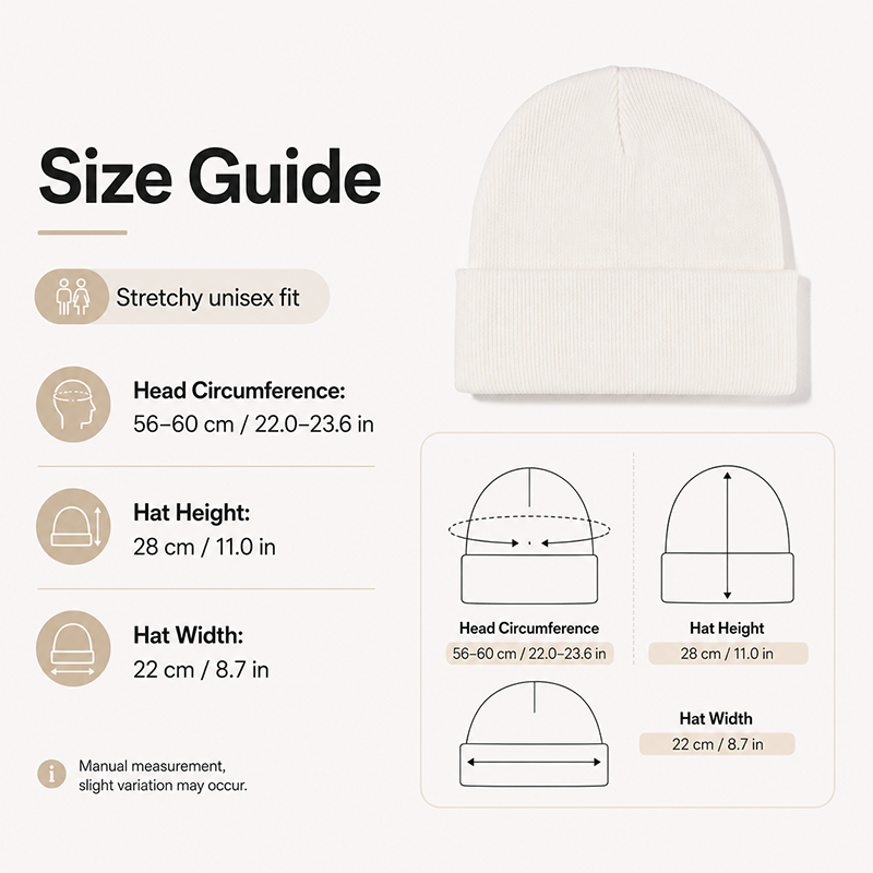 Unisex Knit Beanie Warm Acryli - Beanie Cuffed Knit recension och pris