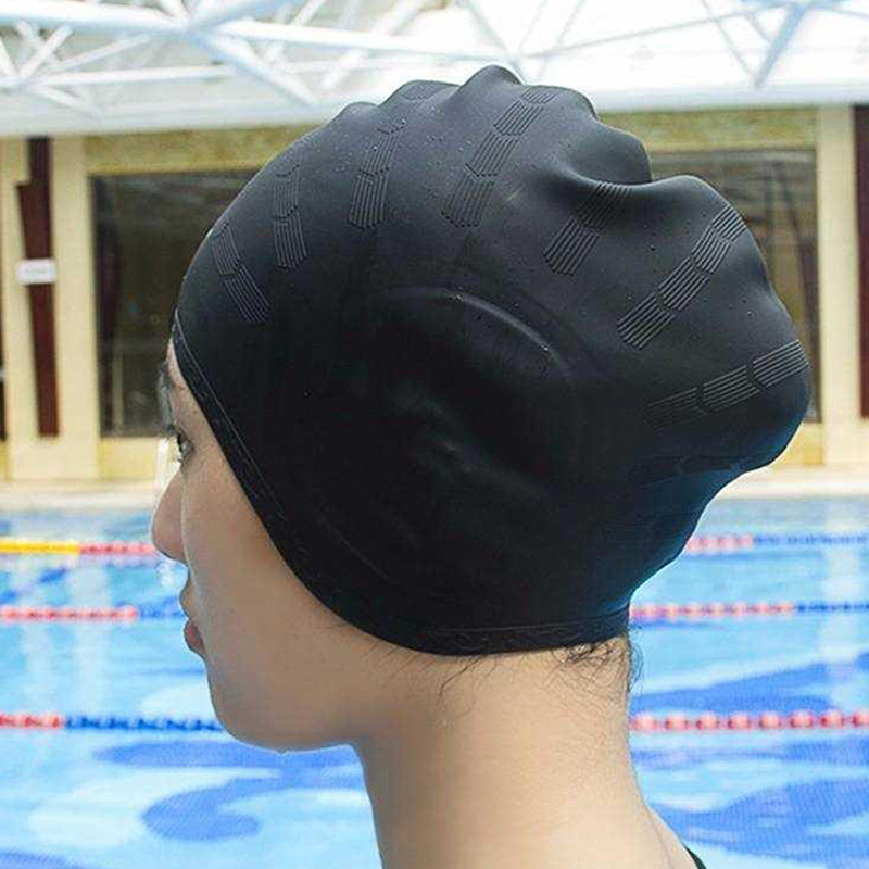 New【Adults High Elastic Swimmi - Swim Hat Silicone recension och pris