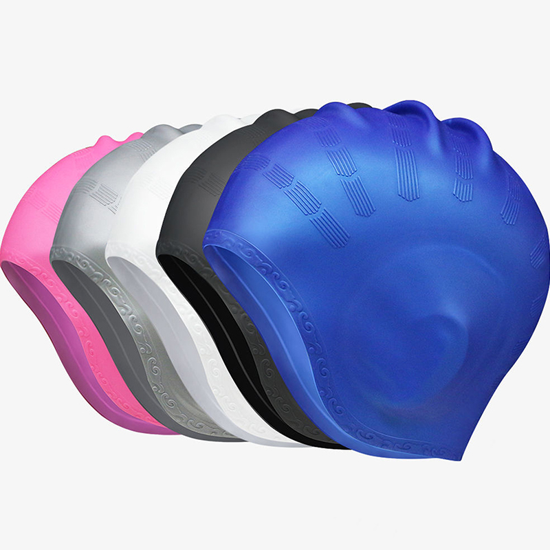 New【Adults High Elastic Swimmi - Swim Hat Silicone recension och pris