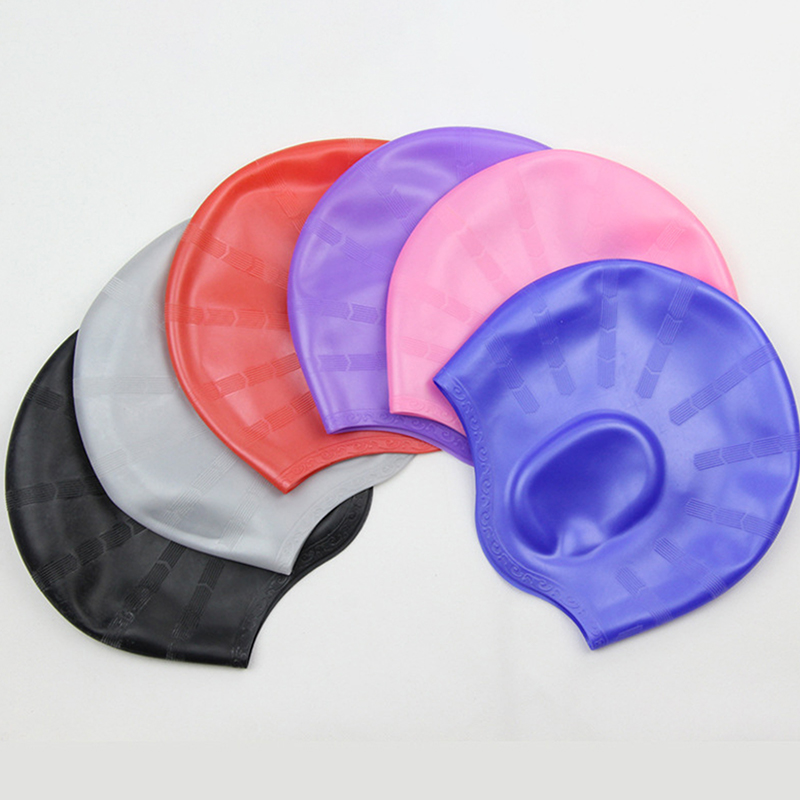 New【Adults High Elastic Swimmi - Swim Hat Silicone recension och pris