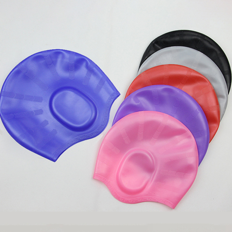 New【Adults High Elastic Swimmi - Swim Hat Silicone recension och pris