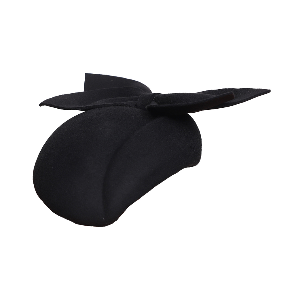 FS Black White Wool Fascinator - Beret French Wool recension och pris