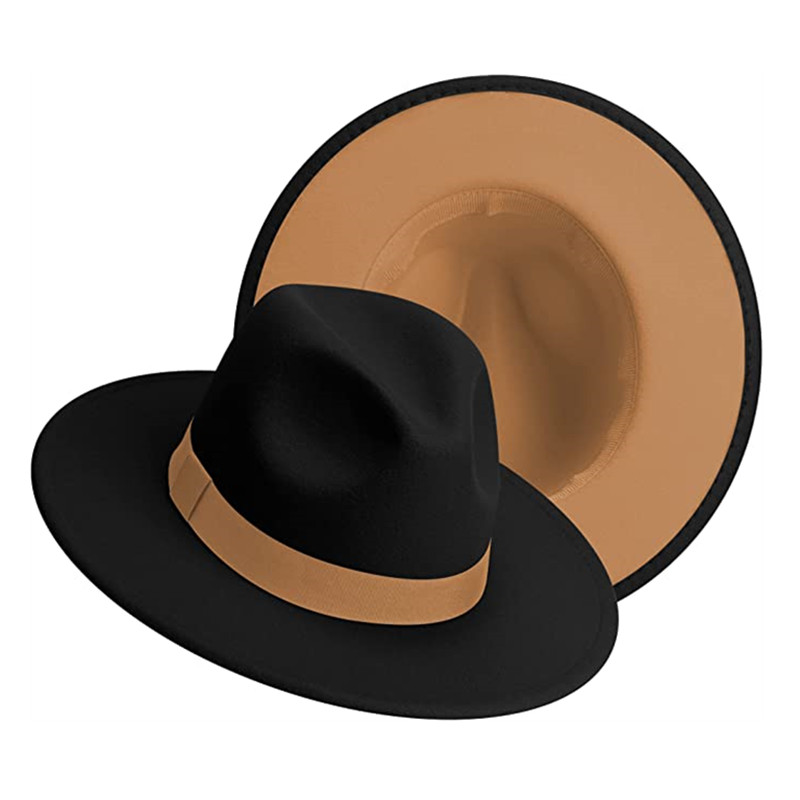 Women Winter Classic Patchwork - Fedora Hat Wool recension och pris