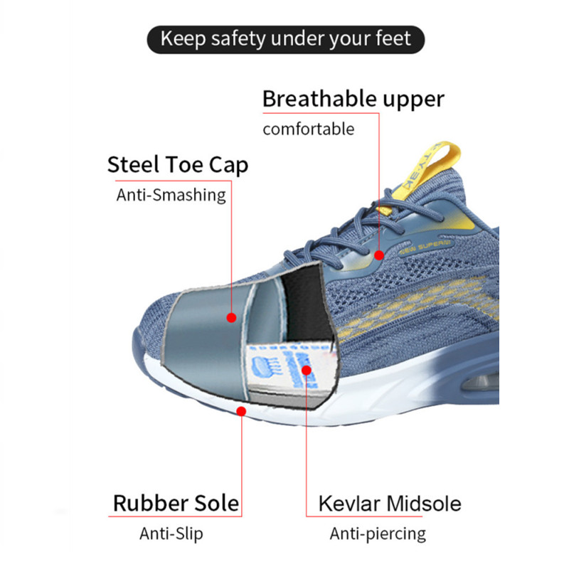 Industrial Safety Shoes With S - Snapback Hat Flat recension och pris