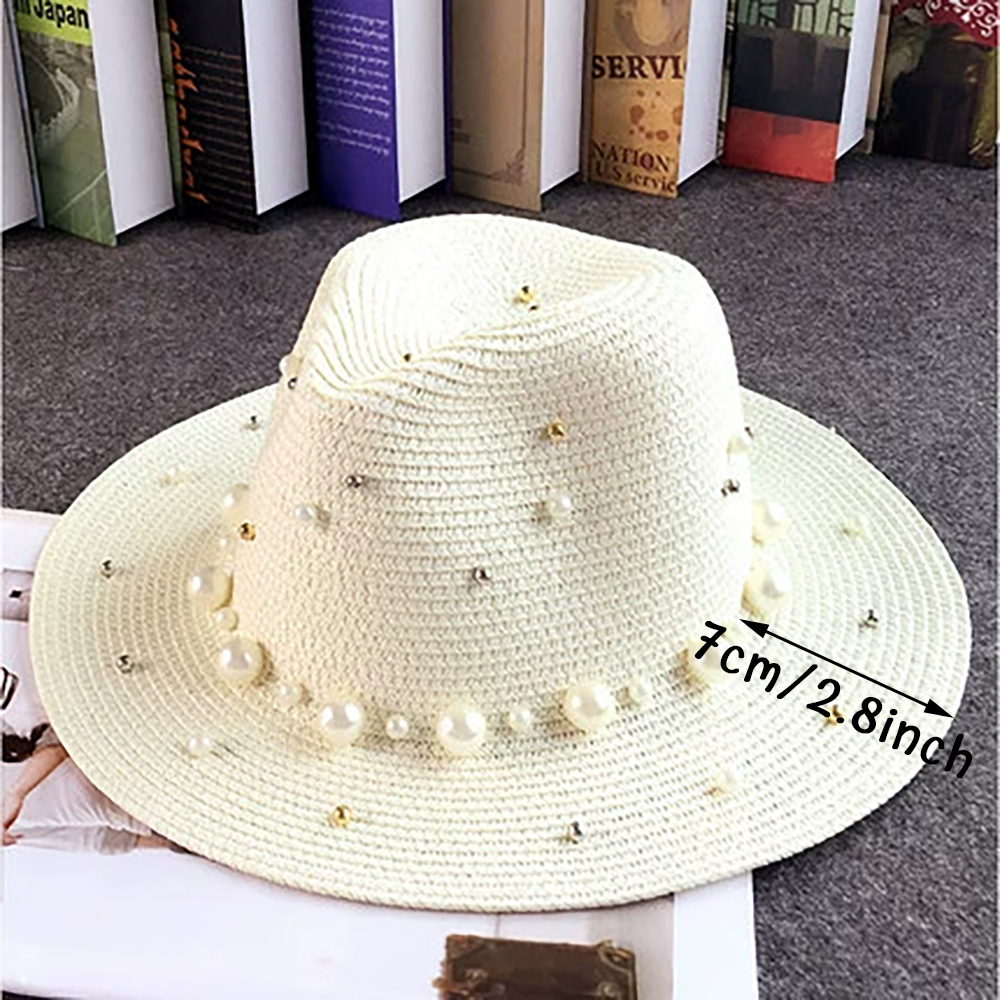 Pearl Cowgirl Straw Hat Bridal - Cowboy Hat Straw recension och pris