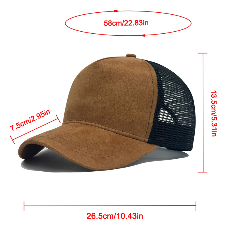 Suede Mesh Baseball Cap Men Ca - Trucker Cap Mesh recension och pris
