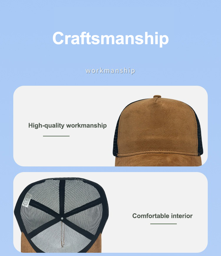 Suede Mesh Baseball Cap Men Ca - Trucker Cap Mesh recension och pris