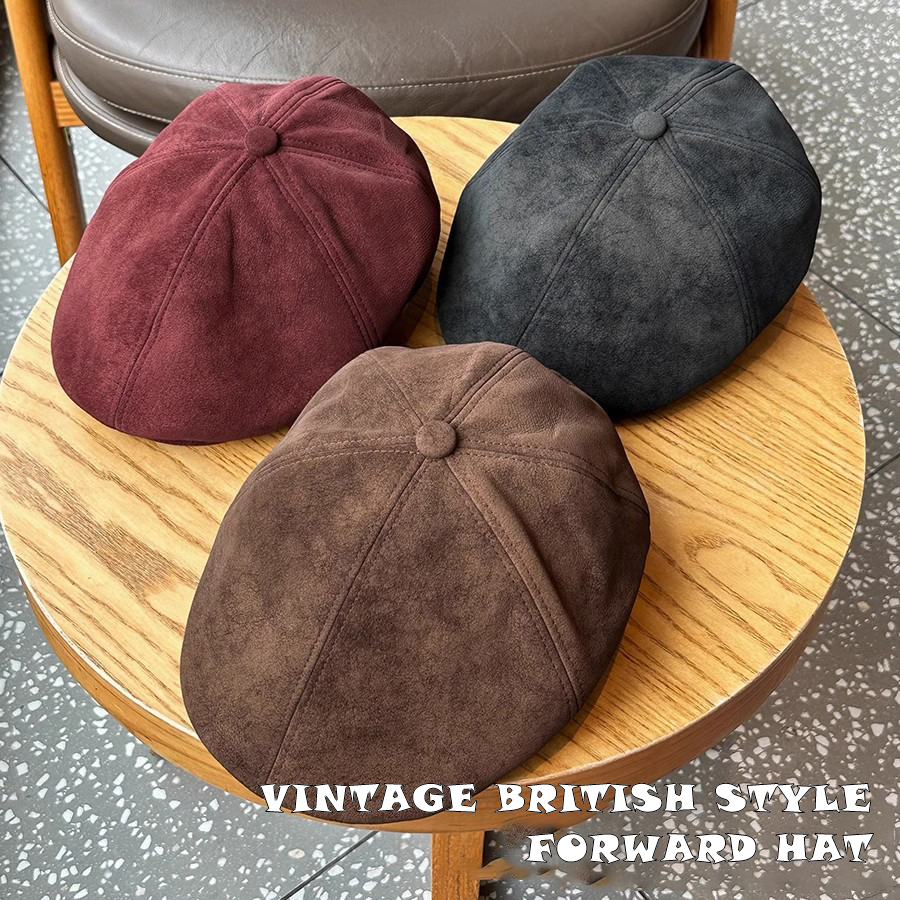 Vintage Suede Newsboy Cap Men  - Newsboy Cap Ivy recension och pris
