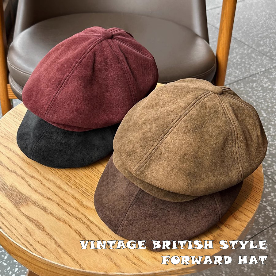 Vintage Suede Newsboy Cap Men  - Newsboy Cap Ivy recension och pris