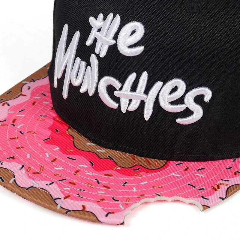 Cute Donut Drip Brim Snapback  - Snapback Hat Flat recension och pris