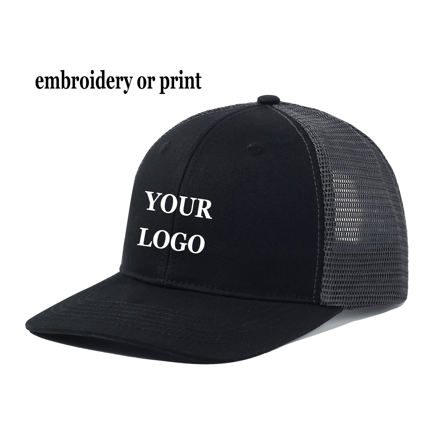 Custom Logo Sport Snapback Cap - Trucker Cap Mesh recension och pris