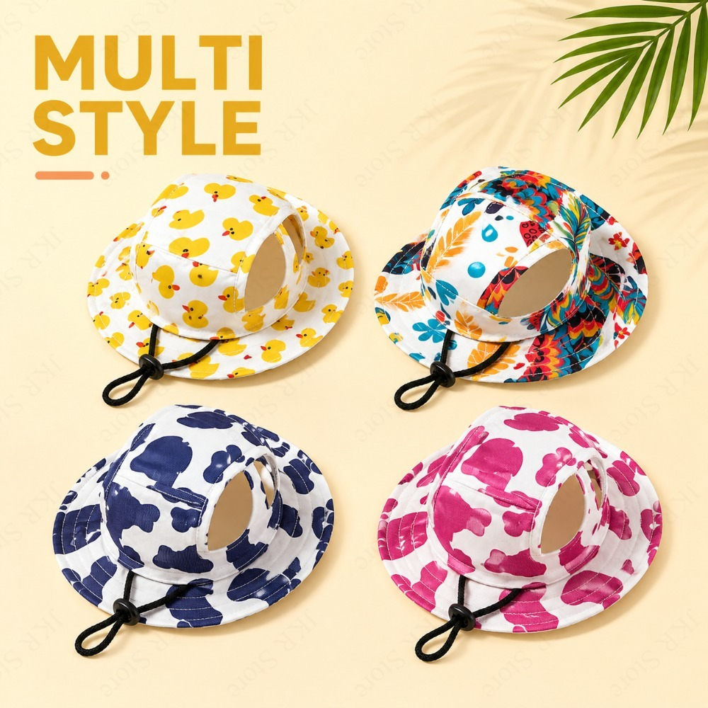 Adjustable Dog Hat Cute Print  - Running Cap Lightweight recension och pris
