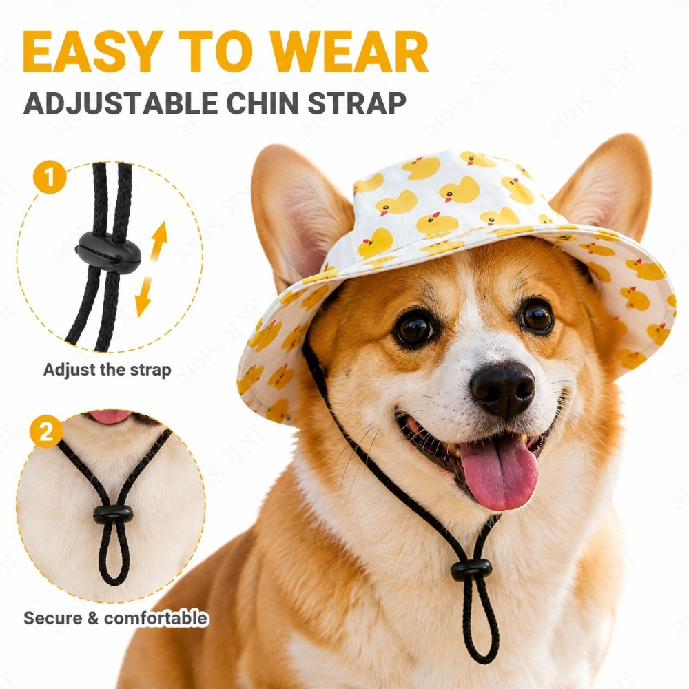 Adjustable Dog Hat Cute Print  - Running Cap Lightweight recension och pris