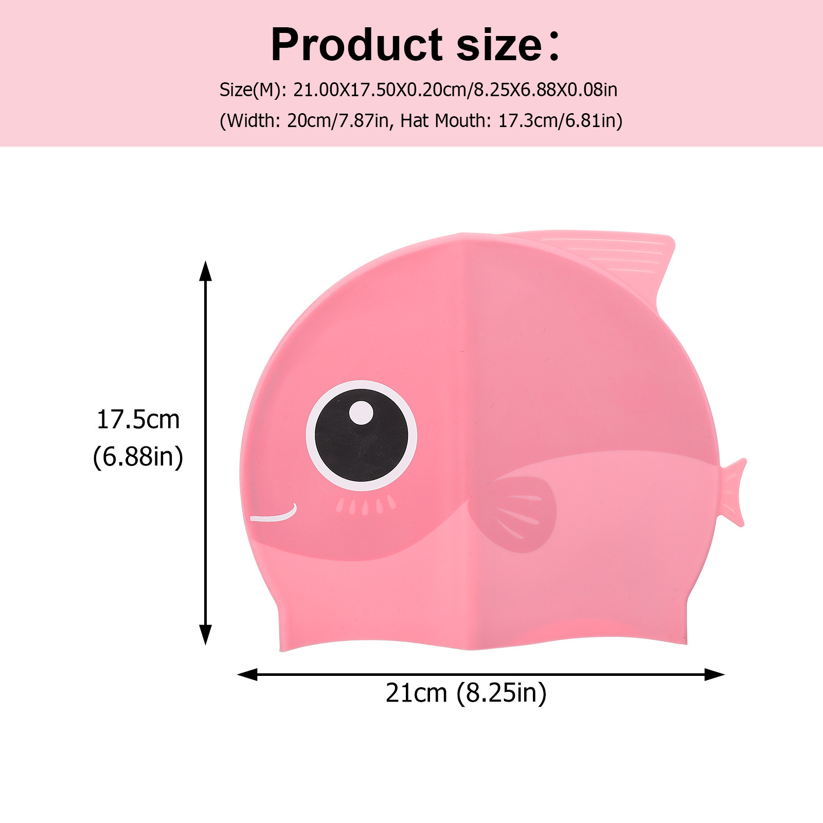 1pc Silicone Cap Cartoon Desig - Swim Hat Silicone recension och pris