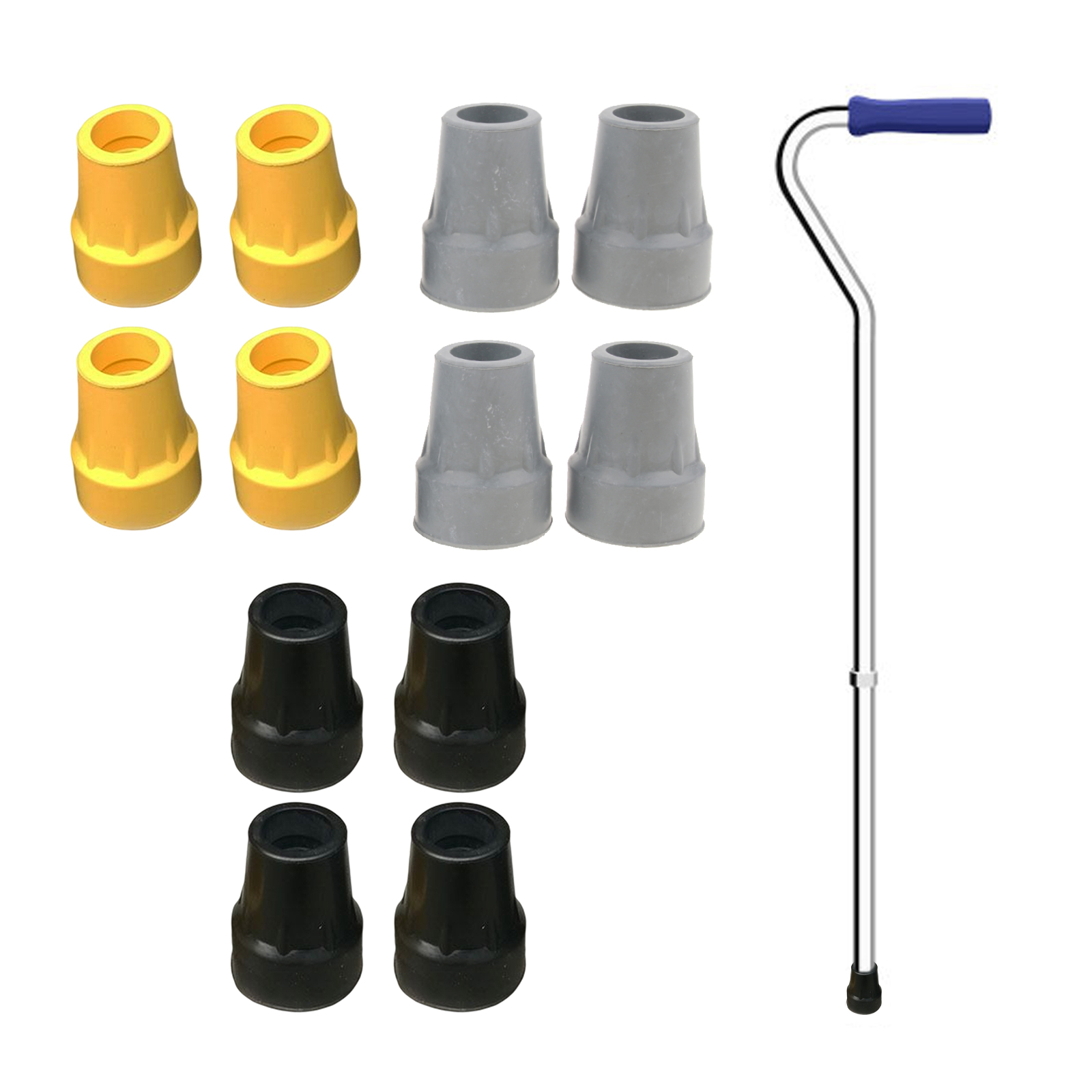 4 PCS 22mm Trekking Pole Rubbe - Running Cap Lightweight recension och pris