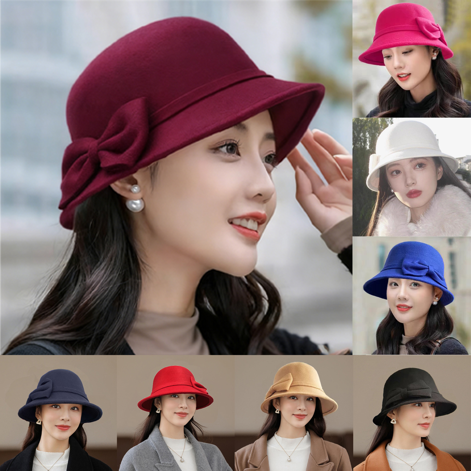Wool Hat Trendy Bucket Hat Ver - Fedora Hat Wool recension och pris