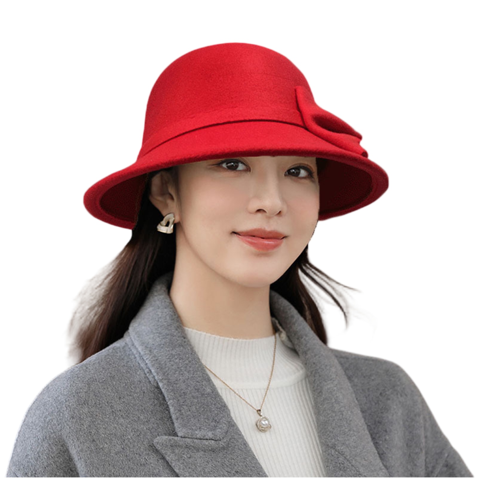 Wool Hat Trendy Bucket Hat Ver - Fedora Hat Wool recension och pris