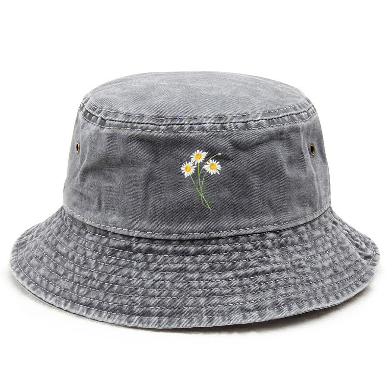 Customize Flower Cotton Washed - Bucket Hat Cotton recension och pris